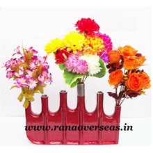 Designer Colored Aluminium Metal Flower Vase, Style : Classic