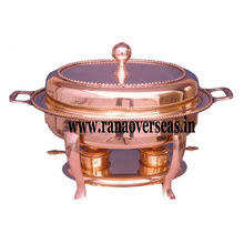 Oval Shape Copper Chafing Dish