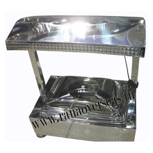 Steel Chafing Dish Counter Look Rectangle Base