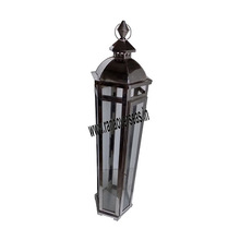 Steel Metal Pillar Lanterns, For Home Lighting Decoration, Size : 20 X 9 Inch