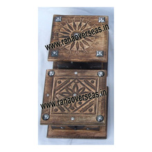 Wooden Decorative Carving Boxes Set, Technique : Carved