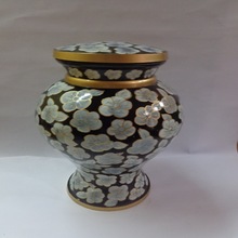 Modest Exports Metal ALUMINIUM CREMATION URN, For Adult, Size : 30x20 Cm