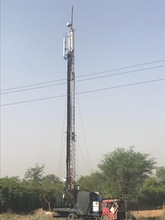 Dip Galvanised Cell On Wheels, For Mobile Communication Tower