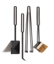 4 Piece Set Of Fire Place Tools