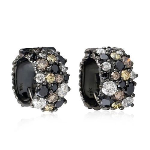 New Design Diamond Hoop Earring, Occasion : Anniversary, Engagement, Gift, Party