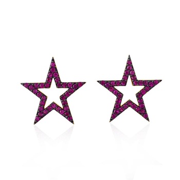 Star Design Stud Earring