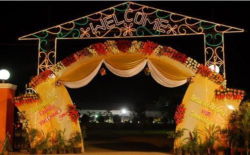 Entrance Gate Flower Decoration