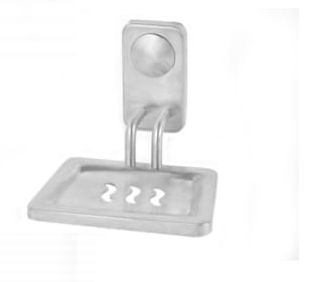 Polished Stainless Steel Wall Mounted Soap Dishes, Feature : Fine Finished, Heat Resistant, Light Weight