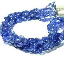 Natural Rare Blue Color Tanzanite Loose Gemstone Bead