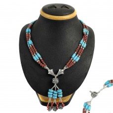 Modern Style ! 925 Sterling Silver Coral