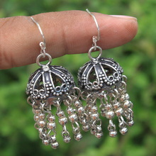 Sterling Silver Jhumka Oxidized Jewelry, Gender : Unisex, Women's