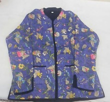 Cotton Quilted Winter Jacket Coat Reversible Jacket