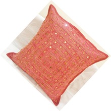 Handmade Embroidery Work Handmade Cotton Pillow Case