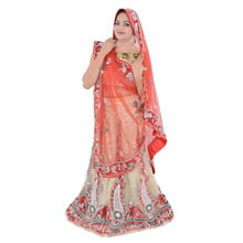 Women Heavy Handwork Bridal Lehenga