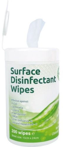 Non-woven Surface Disinfectant Wipes, Brand Name : ECOTECH EUROPE