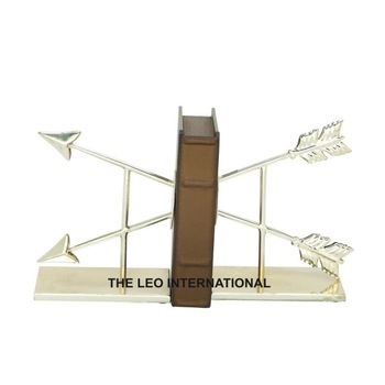 Decorative Metal Arrow Silver Bookend, Size : CUSTOMISED