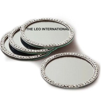 Round Glass Table Coasters, For Home, Feature : Eco-Friendly