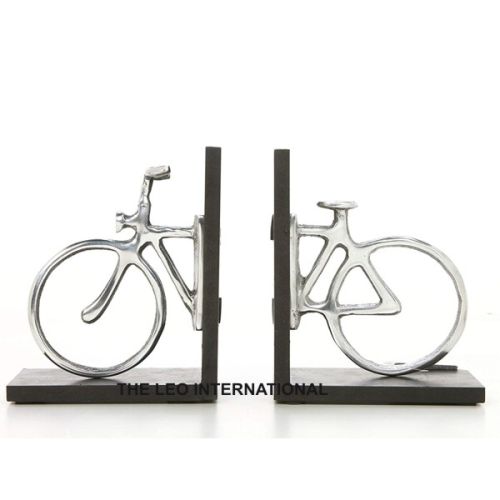 Handmade Metal Cycle Antique Bookend, Size : CUSTOMISED