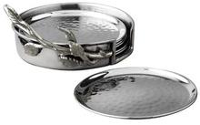 Round Modern Metal Coasters, For Home