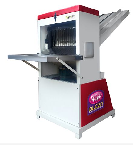 Hydraulic 100-1000kg Bread Slicer Machine, Voltage : 220V