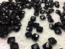 Modi Gems Natural Agate Black Onyx Cushion