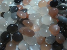 Multi Moonstone Plain Heart