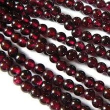 MODI GEMS Round Balls 100% Natural Stone Red Garnet Beads, Size : 2-6 MM