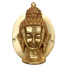 Metal Door Knocker Buddha Face Door, For Cabinet, Drawer, Dresser, Wardrobe