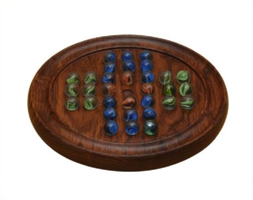 WOODEN SOLITAIRE BOARD GAME