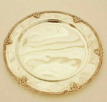 SILVER GOLD CHARGER PLATES, Feature : Eco-Friendly, Stocked