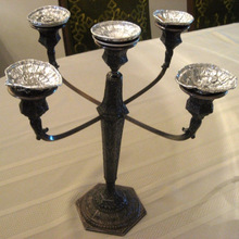 Metal Iron Reindeer Candle Holder, For Weddings, Feature : ECO-frendly