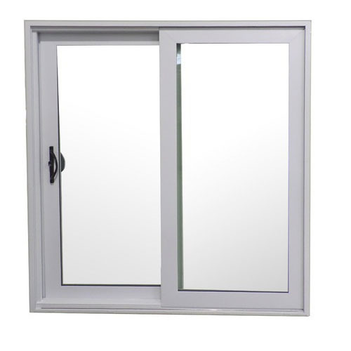 Square UPVC One Track Sliding Window, For Home, Hotel, Office, Restaurant, Pattern : Plain