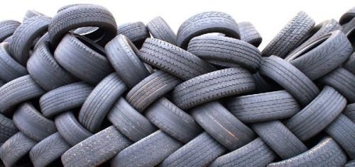 Rubber Tire Old Tyre Scrap, Packaging Type : Black for Recycle