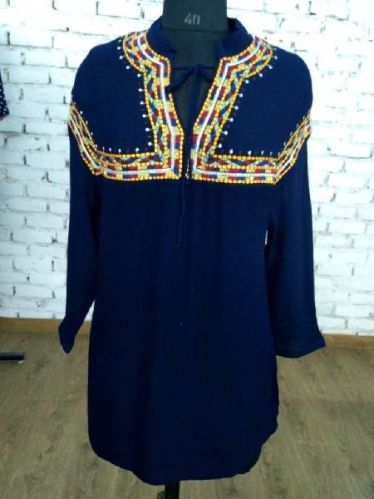 Plain Chiffon Ladies Tops,ladies Tops, Size : M, XL