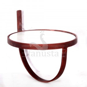 Round Marble Wall Shelf, Color : Copper