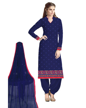 Daily Casual Wear Georgette Salwar Kameez, Supply Type : In-Stock Items