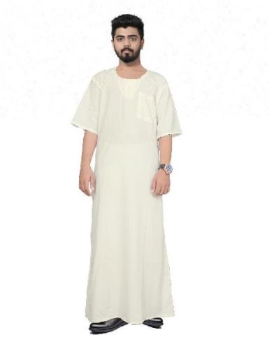 High Quality Daily Wear White Cotton Jubba Kurta