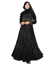 Golden Beads Work Abaya Burkha, Size : Chest/Bust Up To 44 Inch