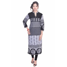 Vihaan Impex Printed Cotton Long Kurti, Age Group : Adults