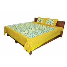 Vihaan Impex 100% Cotton Embroidered Bed Sheets, For Home, Hospital, Hotel, Pattern : Printed