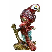 Handicraft Zinc Alloy Twin Parrots