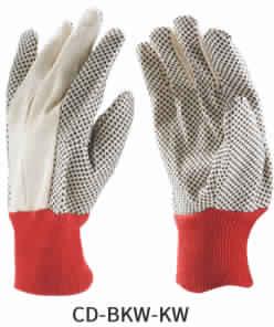 Canvas Dotted Gloves