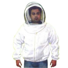 Ventilated Bee Protective Jacket, Color : White