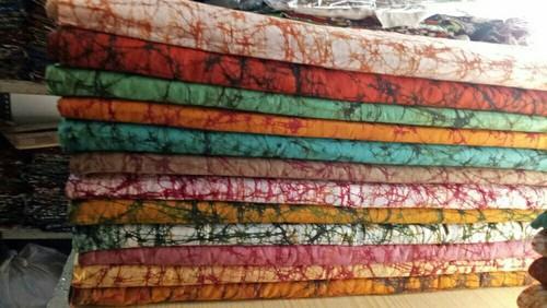 Batik Print Fabric, For Boutique, Garments, Western Dress, Feature : Anti-Wrinkle, Comfortable, Dry Cleaning