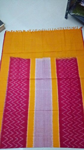 Double Ikat Cotton Duptta, For Garments, Feature : Break Resistance, Durable, Eco Friendly, Fine Thickness