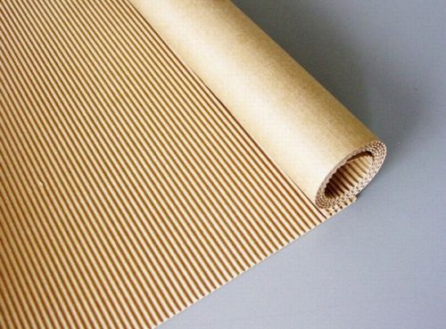 Two Ply Corrugated Rolls, Color : Brown