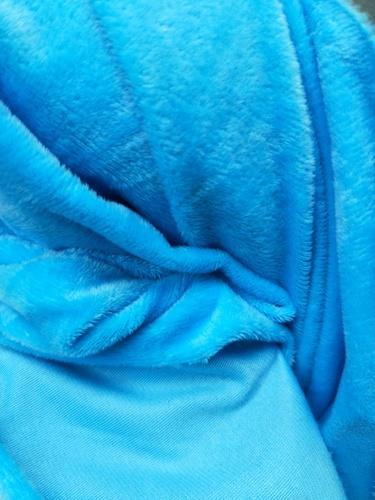 Blue Velboa Fur Fabric, Pattern : Plain, Plain