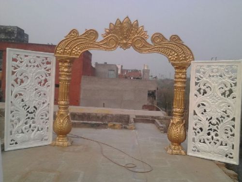 Peacock Style Wedding Entrance Decoration Gate, Style : Antique