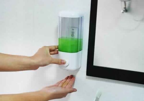 500Ml Portable Suction Single Wall Mounted Shampoo Soap Dispenser - A101