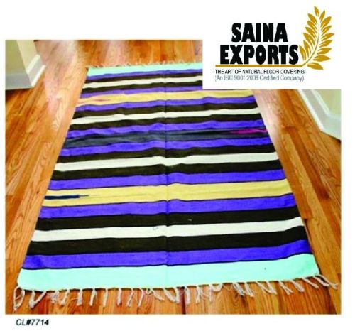 Rectangular Cotton Mats, For Hotel, Home Etc, Size : Multisizes